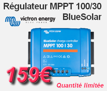 Régulateur MPPT Bluesolar 100/30 Victron